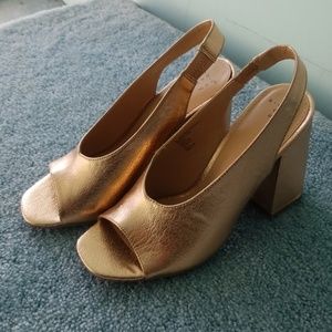 Rose gold heels